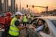 Ramadan iftar distribution on Dubai roads