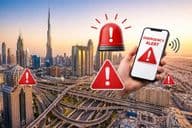 Emergency alert in Dubai