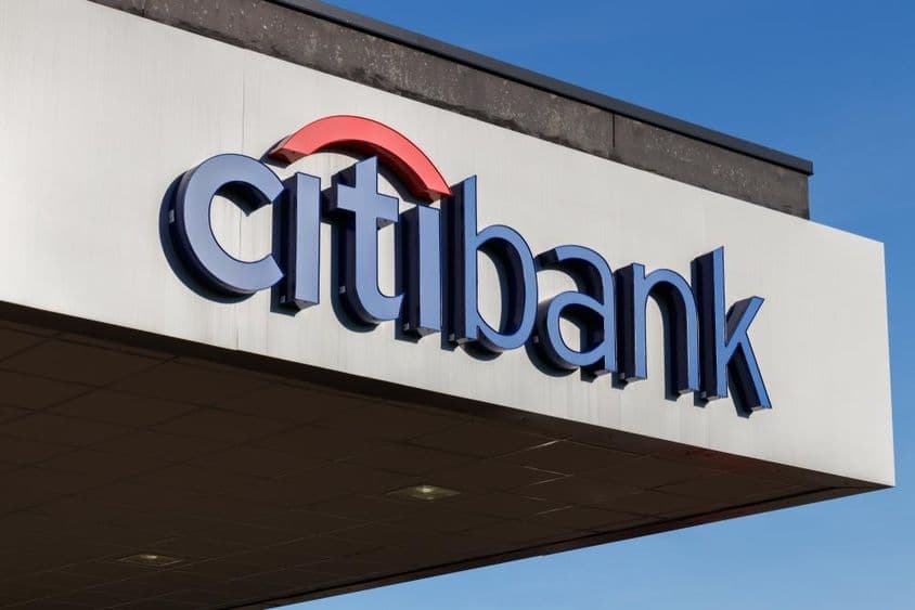 Citibank retail bank branch.