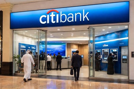 Citibank branch operations in Dubai