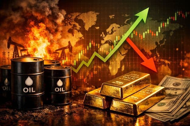 Oil price rise amid gold uncertainty