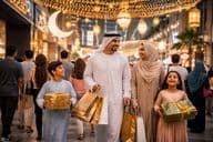 Eid shopping Dubai atmosphere
