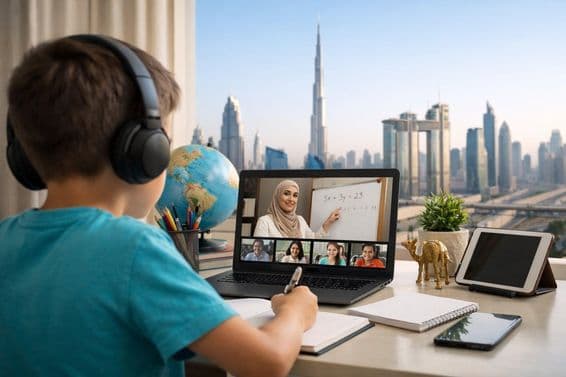 Online learning with a view of Dubai