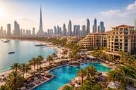 Dubai luxury hotels skyline