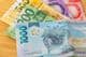 Philippine peso banknotes.