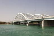 Al Maqta Bridge in Abu Dhabi, United Arab Emirates