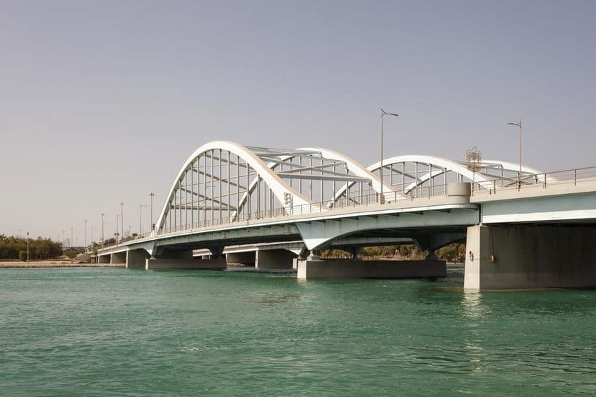 Al Maqta Bridge in Abu Dhabi, United Arab Emirates