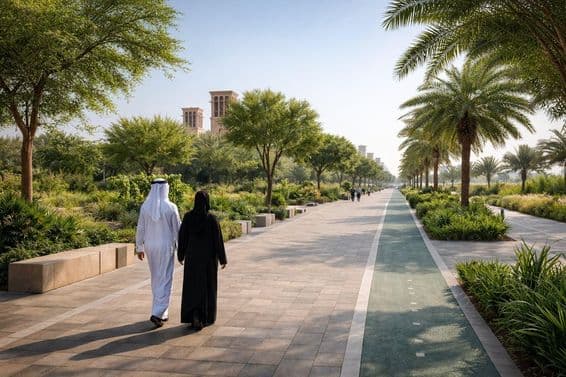 Al Ras pedestrian promenade