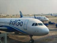 Indigo Aero airplane at Dum Dum airport