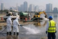 Disinfection operation after rain