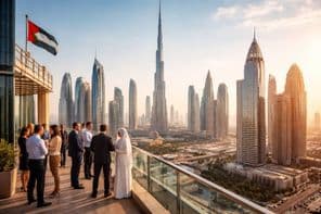 Dubai business stability panorama