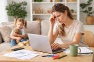 Working from home with a child