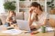 Working from home with a child