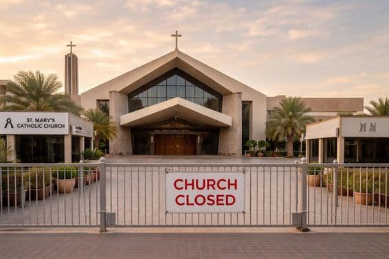 Temporary Closure of Dubai's Churches