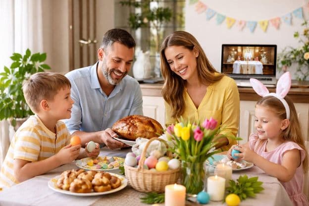 At-home Easter with Dubai ambiance