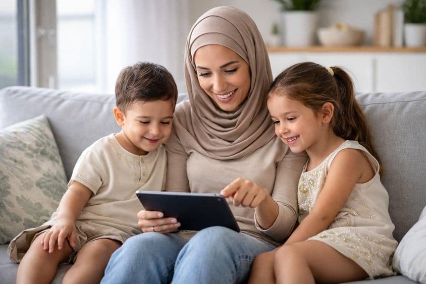 Family digital moment