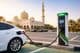 Electric charging in mosque parking lot