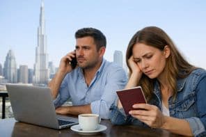 Uncertain return from Dubai