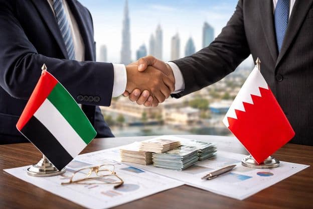 Currency swap agreement with handshake