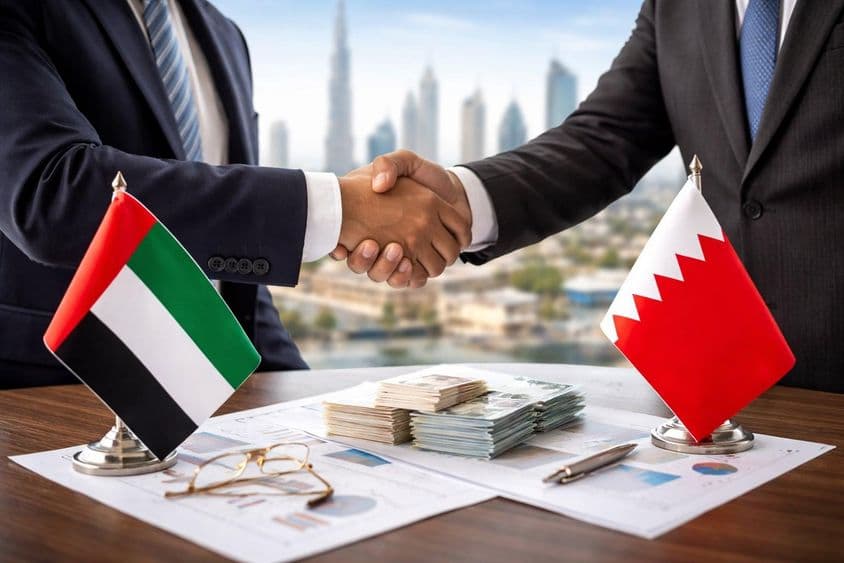 Currency swap agreement with handshake