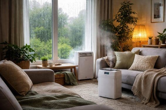 Damp home after rain