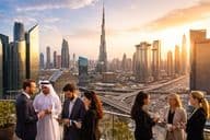 Dubai business life view