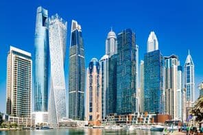skyscrapers in Dubai Marina
