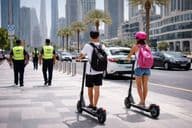 Scooter transport in Dubai