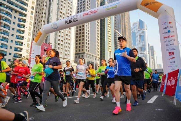 The Dubai Run is the world's largest community running event, United Arab Emirates