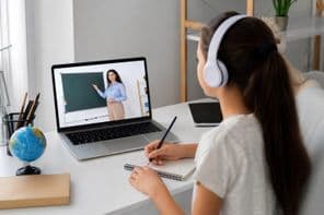 Online learning in a home environment