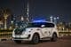 Dubai police car at night