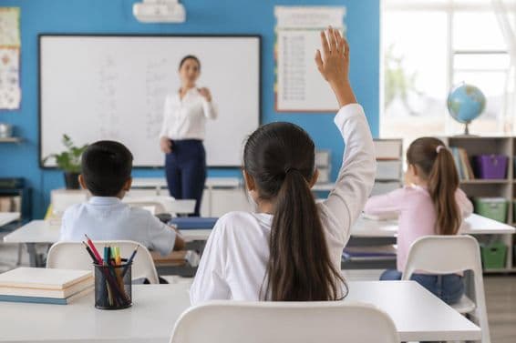 Modern classroom moment