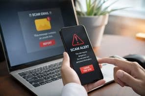 Online fraud warning