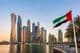 Dubai's modern cityscape at sunset