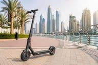 Dubai e-scooter traffic