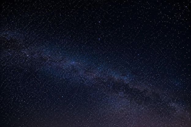 Starry night sky