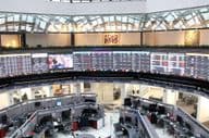 Securities movements on display screens