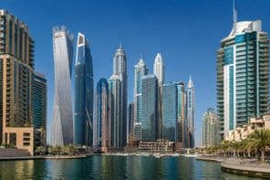 Dubai Heat Urban Landscape