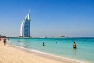 Dubai beachside Sunday