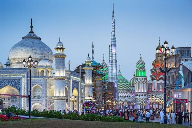 Global Village from the side