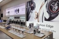 Inside of a Huawei retail store