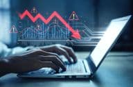 fluctuating market chart