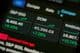 Stock rally with green charts