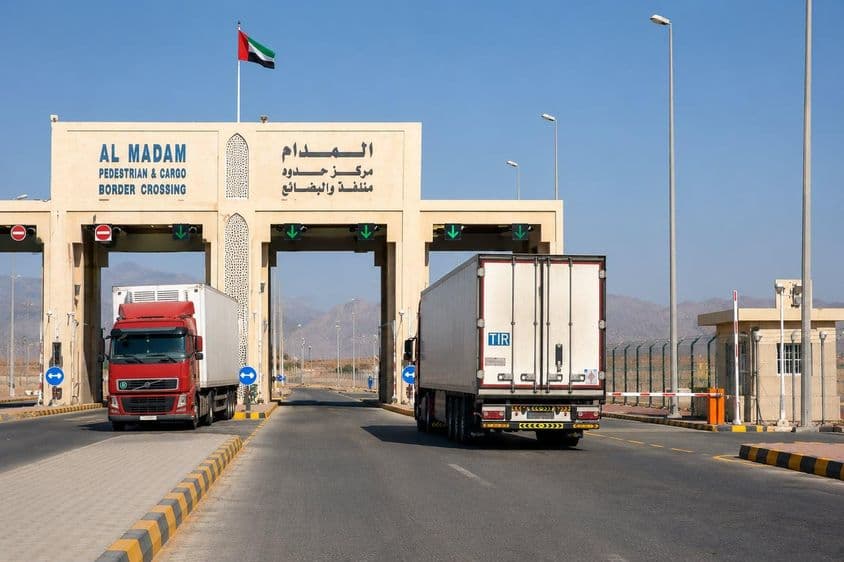 Omani Freight Traffic in Sharjah