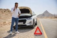 Roadside assistance in heat