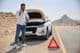 Roadside assistance in heat