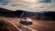 Luxury sports car speeding