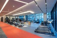 A gym and fitness equipment