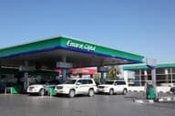 The Emarat gas station in the city of Sharjah.