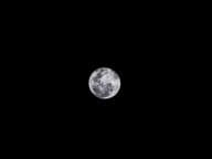 Micro full moon in the sky